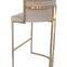 XC201 gold chair PU hotel chair stainless steel high chair modern furniture