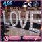 ACS giant love letter&light up love sign&light bulb letters