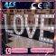 ACS lovely colorful led giant love letter&light up love sign