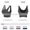 Gym High Impact Women Recycled Sports Bras Custom Logo Yoga Deep U Back Fitness Tank Tops