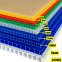 2mm 3mm 4mm 5mm 6mm 8mm 10mm 12mm Fabricantes de Laminados de Plástico Coroplast de PP Ondulado de Dupla Parede