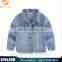 Fashion Children Denim Coat Kids Jacket New Arrival European Style Long Sleeve Cowboy Handsome Boys Coat