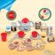 24 Pc sPlastic Toy Teapot and Delicious Biscuit Play Tea Set Toy