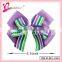 2015 New arrival elegant hair accessories grosgrain ribbon cheerleading bow hair clip