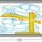 Custom 2 level car lift parking/simple car lift parking system