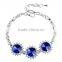 2016 New Arrival China Wholesale Fashion Jewerlry Round Crystal Chain Bracelet XPJ0303