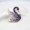 Latest Fashion Women Swan Shape Crystal Rhinestone Brooch