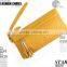 hot sale fashion different colors leather clutch bag