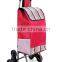 stair shopping cart foldable trolley luggage cart metal shopping bag with wheel                        
                                                                                Supplier's Choice