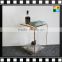 2016 New designed household/furniture of Transparent/clear Acrylic/plexiglass/PMMA Handcart/trolley with 4 wheels for home/hotel