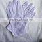 100% polyester anti-static striped gloves for electornic work