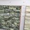 2016 Home Decoration Green Wave Marble Split Face Cultured Stones