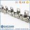 A series short pitch 25.4mm 304 stainless steel roller chain 80SS with A1 Attachments