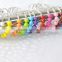colorful mental shower curtain rings shower curtain hooks/ foot shape iron and stainless steel metal curtain rings