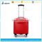 popular PU leather trolley luggage case wheeled