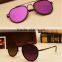 Unisex Sunglasses Modern Colors Sunglasses ,Vintage Rainbow Mirror Lennon Sunglasses Revo Mirrored Metal Glasses Sunglasses