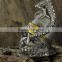 Metal dragon with skull