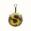 Crystal Monchichi Keychain real Rabbit's hair fur pom pom Monchhichi cartoon pompom Key chain ring women bag pendant