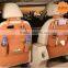 Polyester felt car back seat organizer with pockets hanging storage bag