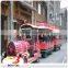 Tourist Trackless Road Train For Park, Amusement Park Electric Train