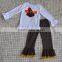 factory direct sale infant girls turkey thanksgiving outfit