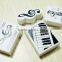 Custom promotion music note rubber eraser.