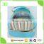 Double-deck cooler bag triangle lunch bag with handles