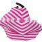 New Arrival Pink White Stripe Pattern Sun Protection Car Seat Cover for Baby