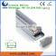 Alloy 6063 Series aluminum led profile PC cover Clear/frosted/milky
