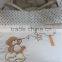 Baby natural maize moses wicker many color basket set with metal stand