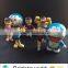 7pcs/set doraemon plastic toy