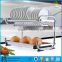 ISO Guangzhou dish drainer drying rack, stainless steel dish plate rack, drainer drying rack stand