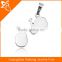 Mushroom Shaped 316L Stainless Steel Pendant Necklace Jewelry Pendant Necklace