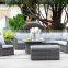 plastic rattan wicker sofa furniture, New design royal corner outdoor sofa set