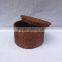 magazine rattan bamboo baskets new style brown colour