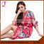 0104 Directly Factory Wholesales Women 14 Colors 6 Sizes Long Silk Robe