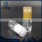 Luxury 40ml empty cylindrical pump sprayer glass lotion bottle