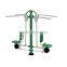Outdoor green double sit puller park fitness equipment