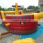 2016 hot commercial inflatable pirate castle