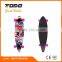 Black peafowl Printed 22 Inch Cruiser Skateboard Long Board skate