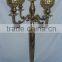 silver candelabra centerpiece
