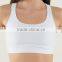 wholesale sportswear cotton spandex white lady plain crop top