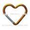 hot selling heart shaped carabiner