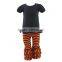 Wholesale 2016 China Kaiyo baby clothing factory baby suit blank and orange ruffle outfits cotton pattern garment