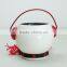 New Design Fashion Decoration Samll White Silicone Flower Pot