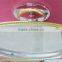 silver snack plate food silver plate metal plate high quality SGS wedding plate