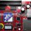 Full color led display control card with hub transfer board,support both synchronous and asynchronous;32768 pixels controlled