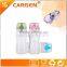 Cute printed flip lid clear kids drinking water bottle