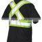 Hi Vis Workwear Black Micro Mesh Safety T Shirt