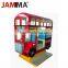 Jamma-A-38 Big size fiberglass car simulator game machine bus kiddie ride for sale coin operated indoor playground